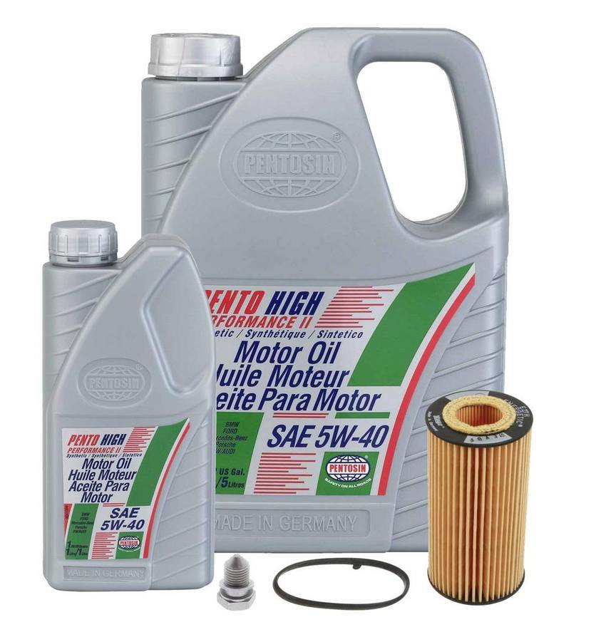 VW Engine Oil Change Kit - (5W-40) (6 Quart)  N90813202